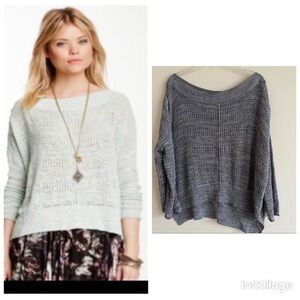 Free People These Days Pullover. GRAY.